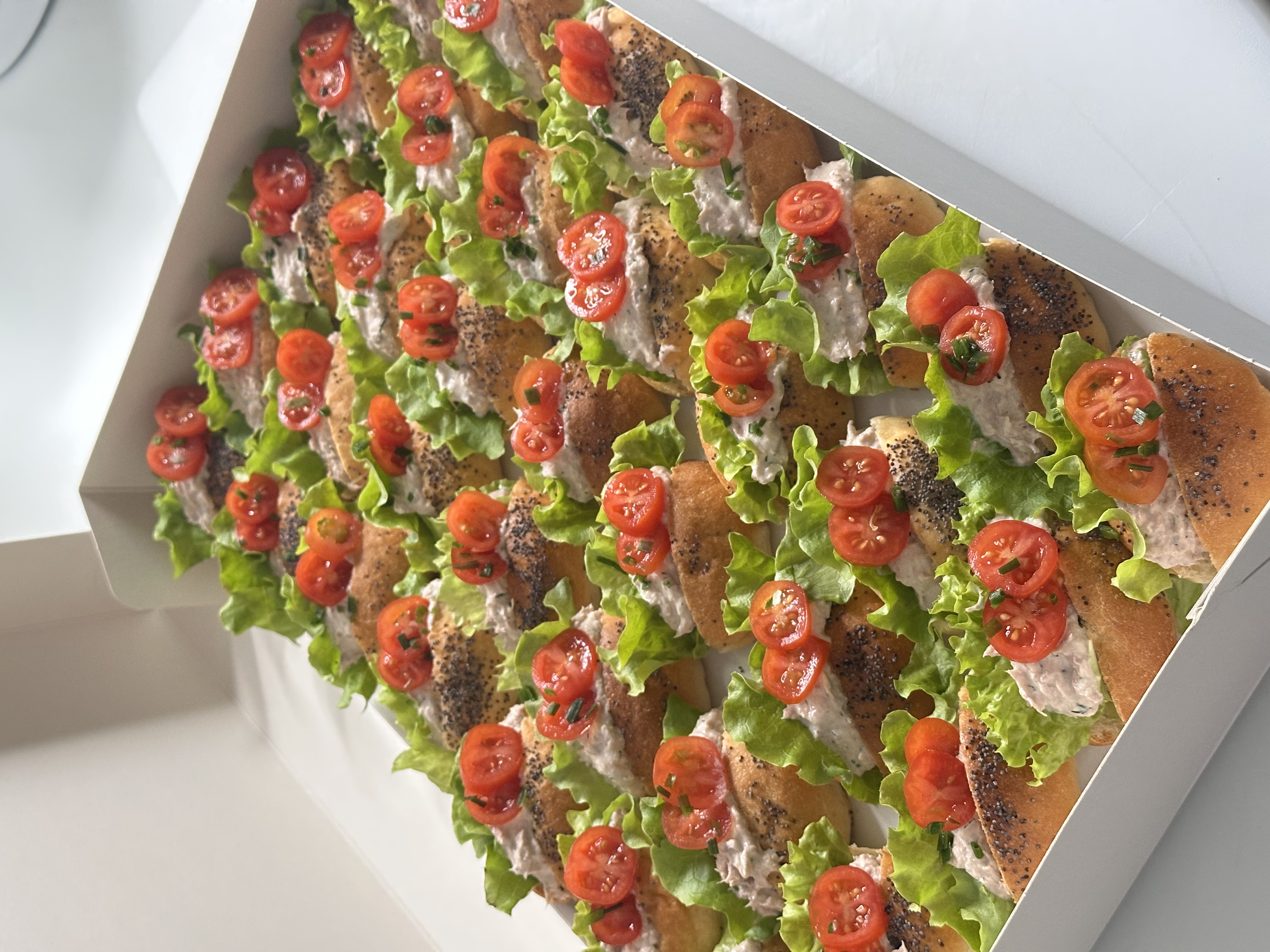 Mini sandwich saumon